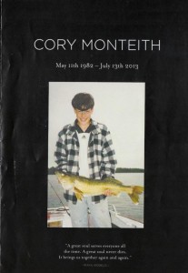 cory monteith memorial