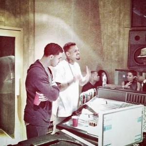 drake-chris-brown-together-in-the-studio